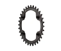 Wolf Tooth Drop Stop A Chainring - Shimano XTR 96mm bolt circle, asymmetrical, 9-12-speed, 34 teeth