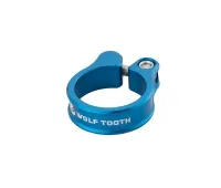 Wolf Tooth Seatpost Clamp – 34.9 mm, threaded, aluminium, blue