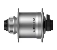 Shimano DH-UR708 Silver 32-hole Disc Centre Lock 15x100mm hub dynamo