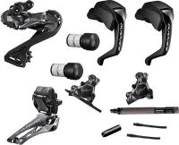 Shimano Ultegra TT Di2 Upgrade Kit R8170/R9180 Disc Brake Mount, complete 12x2-speed