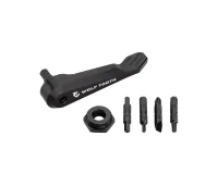 Wolf Tooth Axle Handle Multitool – Bit Holder / Plug-in Lever – black