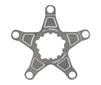 Cane Creek eeWings Chainring Spider, 2-speed, 110mm bolt circle, 5-arm, silver-titanium