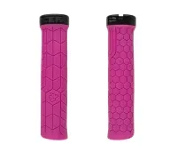 Race Face Getta Grip Lock-On Handlebar Grips 33 mm Colour: black/magenta