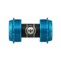 Chris King Ceramic ThreadFit T47 24X bottom bracket, matt turquoise