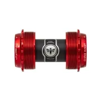 Chris King Ceramic ThreadFit T47 24X bottom bracket, red