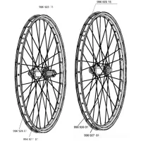 Mavic replacement spoke DEETRAKS 09, length 263 mm – remaining stock