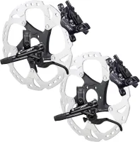Shimano Deore XT M8120 Disc Set: Caliper Brakes + 6-Hole Discs SMRT86