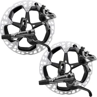 Shimano XTR Race M9100 Disc Set: Disc brakes + Centerlock discs RT-MT900