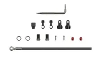 Sram MTB disc brake hose 200 cm 0 / 90-degree connection Silver Banjo black