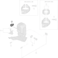 Shimano 105 FD-R7150 Front Derailleur Spare Part | Cable Connection Cover No. 1