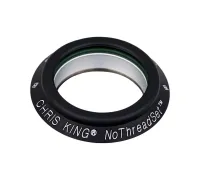 Chris King Headset Spare Part NoThreadSet Griplock | Bearing Cap Matte Black 1 1/8 inch