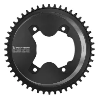 Wolf Tooth Drop Stop ST Aero Chainring HG+ 12-speed – Shimano GRX 110mm asymmetrical 52 teeth