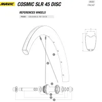 Spare parts for Mavic Cosmic SLR 45 DCL wheels, 2022 model