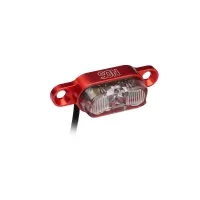 Schmidt’s SON E-Bike DC Luggage Rack Rear Light, Red, Clear Glass
