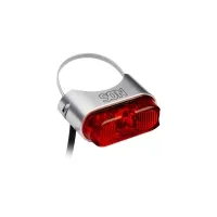 Schmidt's SON E-Bike DC Seatpost Rear Light, silver, red lens