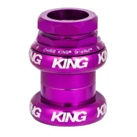 Chris King GripNut EC 34 Headset | 3D purple 1 1/8 inch thread