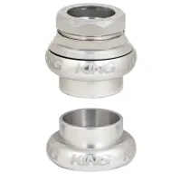 Chris King GripNut Headset Sotto Voce silver | EC34 silver 1 1/8 inch thread
