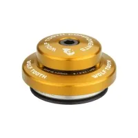 Wolf Tooth Premium Headset Upper Cup Trek Knock Block 1 1/8 inch | IS41 / 28.6 mm Height 8 mm Gold
