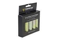 Topeak 5-pack of threaded 16-gram CO₂ cartridges