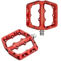 Wolf Tooth Waveform Platform Pedals Large Red