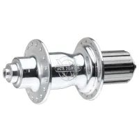 White Industries Rear Hub M15 Rim Brake | SSP 10x135mm 28-hole Rotor HG Silver