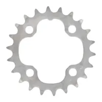 Shimano MTB chainring, 64-tooth circle, steel, 9-speed, 22 teeth