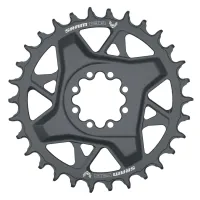 Sram GX Eagle T-Type chainring, 8-hole, DM, 3mm offset, black, 30 teeth