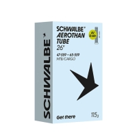 Schwalbe Aerothan SCV13-AE+ MTB/Cargo TPU Inner Tube | 26 inches x 1.75–2.6 inches, Click Valve, 40 mm