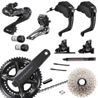 Shimano Ultegra Di2 TT Groupset R8170/R9180 Disc Brake 12x2-speed with Power Meter FC-R8100-P