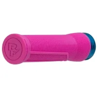 Race Face Chester Lock On Handlebar Grips 31 mm Colour: magenta/turquoise