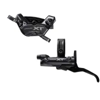 Shimano Deore XT M8220 4-piston disc brake | 100 cm I-Spec EV front brake lever, left-hand grip