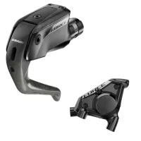 Sram Force Aero TT brake lever + flat-mount disc brake (rear wheel)