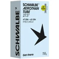 Schwalbe Aerothan Plus AV14-AE+ MTB/Cargo TPU Inner Tube | 27.5 inches x 1.75–2.6 Auto Valve 60 mm