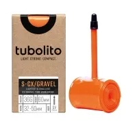 Tubolito Inner Tube S-Tubo CX/Gravel - 28 inches x 32-50 mm Schläferand valve 60 mm orange