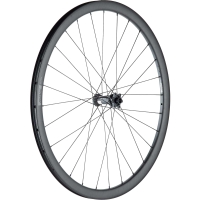 28-inch road/gravel front wheel: DT Swiss 350 straight-pull hub (disc) + Mavic C-2132 rim | built by TNC