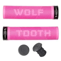 Wolf Tooth Echo Lock On Handlebar Grips 32mm Colour black/pink