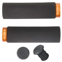 Wolf Tooth Fat Paw Lock-On Handlebar Grips 36mm Colour: orange/black