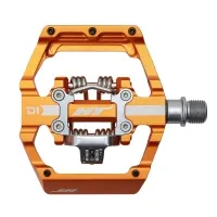 HT Components Platform Hybrid Pedals D1 Duo orange incl. cleats