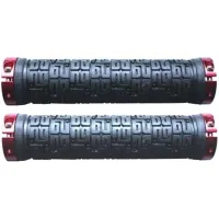 NG Sports Tulsee Lock-On Handlebar Grips – 140 x 31.5 mm, red